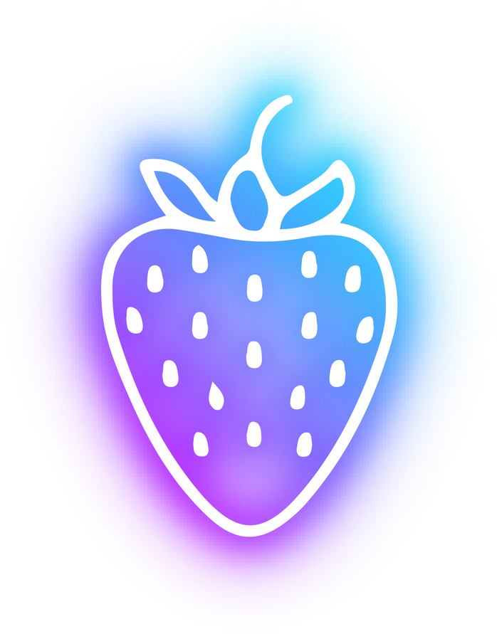 Collection of Fruit neon