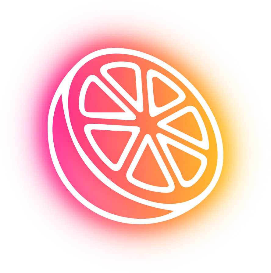 Collection of Fruit neon